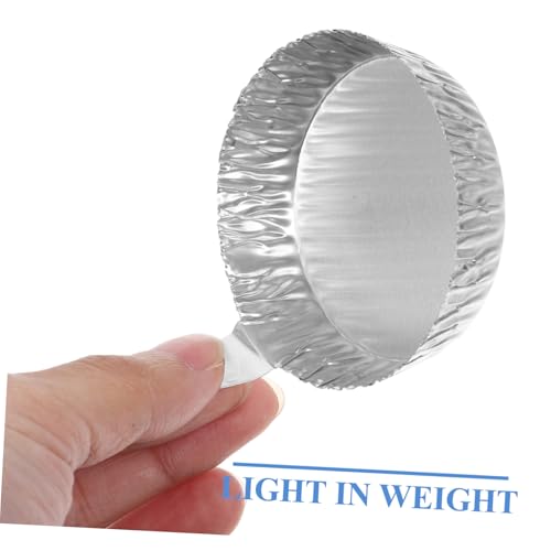 Angoily Aluminum Foil Weighing Dish, 50 Pcs Aluminum Weigh Boats