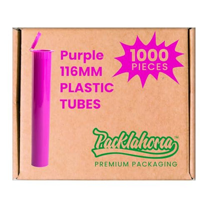 116mm Pop Top Tubes (1000 Qty.) (Purple) - color: Purple