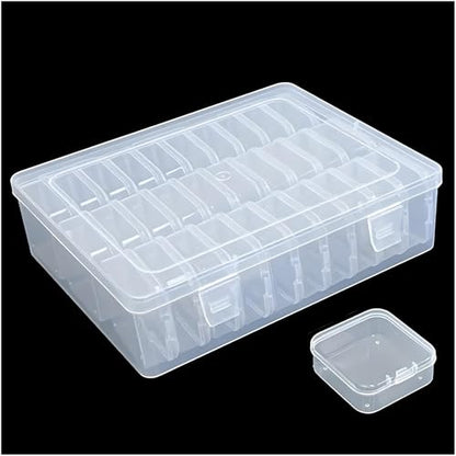 31-Piece Clear Inner Box Organizer for Hardware - color: Clear