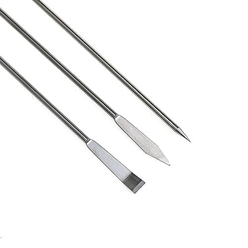 5 Pack Micro Sampling Spoon Set, Stainless Steel Lab Tools