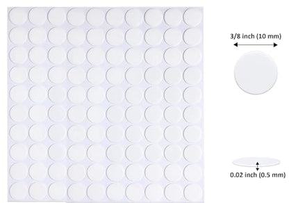 Adhesive Stick dots Two-Sided Sided Mounting Putty Stick Tack for Wall Hanging Crafts Balloons Festival Party Decorations,Clean Removable(0.39"*0.39"-100) - size: 0.39" X 0.39"