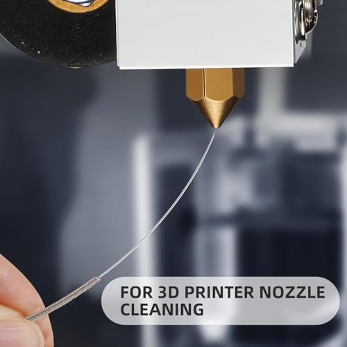 3D Printer Nozzle Cleaning Kit: 20Pcs 0.2mm Nozzle Cleaner, by 5APLUSREPRAP - size: 0.2mm