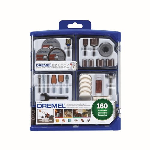 Dremel 160-Piece Rotary Tool Accessory Kit with EZ Lock Technology (710-08) - size: 160-Pieces