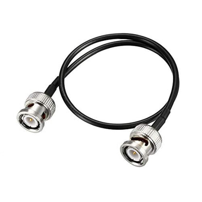 uxcell BNC Male to Male Coaxial Jumper Cable 50 Ohm 1 Feet RG174 - size: 1 Feet