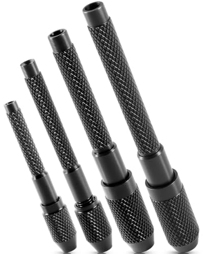 Precision Pin Vise Set with Knurled Handles, for .010-.200" Small Bits Taps