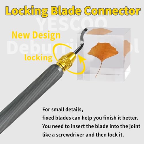 Deburring Tool 3D Printing, 10 Extra High Speed Steel Swivel Blades