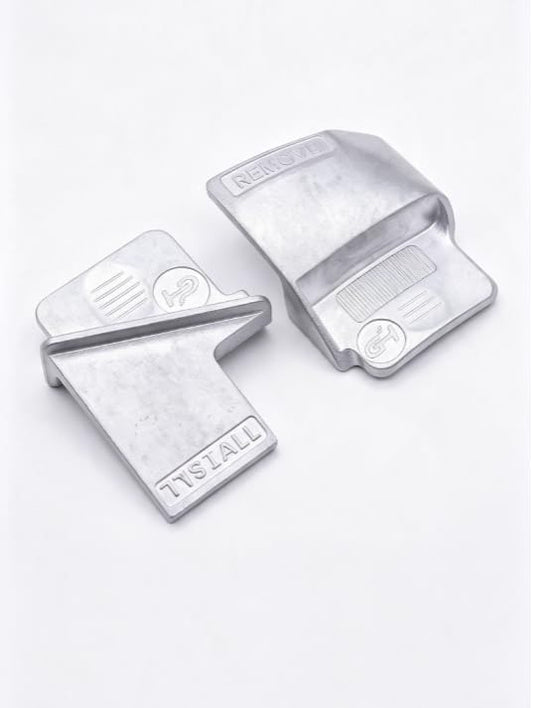 2 PCS Stretch Belt Mate Kit, Serpentine Belt Tool Kit for Automotive Tools, Auxiliary Belt Tensioner Tool, Belt Removal Tool, Stretch Belt Installer Tool for Car Truck Trolley (Silver)