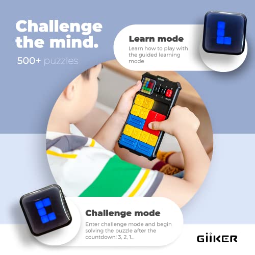 GiiKER Super Slide Puzzle Game, 500+ Challenges, STEM Toy for Ages 6+ - color: Lavender