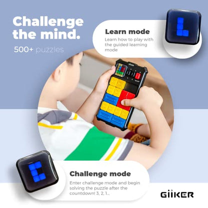 GiiKER Super Slide Puzzle Game, 500+ Challenges, STEM Toy for Ages 6+ - color: Lavender