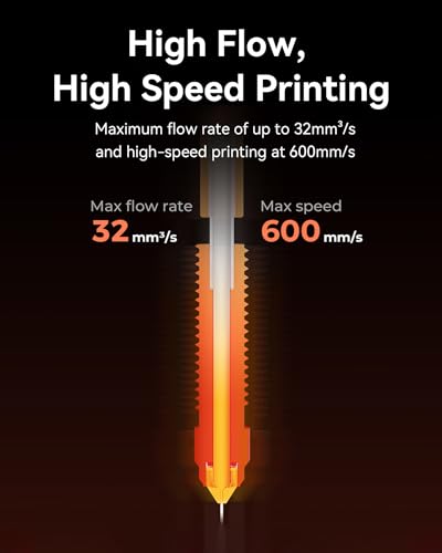 Creality Official Ender 3 V3 Plus/3 V3 Ceramic Heating Block Kit, with Integrated Nozzle, Supports 300°C High Temperature and 600mm/s High-Speed Printing 60W Fast Hotend Kit - style: For Ender 3V3/3V3 Plus