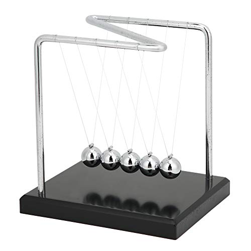 Newton's Cradle Pendulum Z Type Swing Balls Pendulum Balls with Base Science Physics Gadget for Desktop Decoration