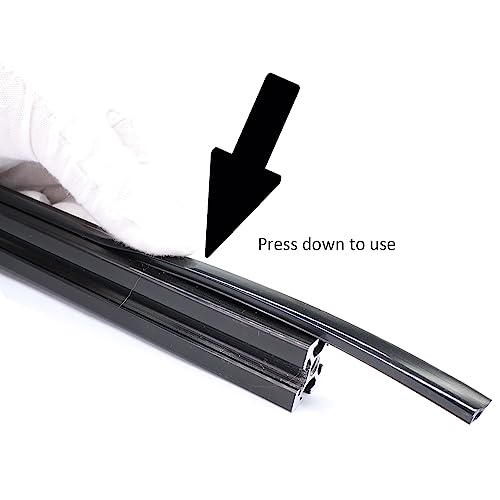 6 Meter 1010 2020 Aluminum Extrusion T Slot Cover Seal Dust Strip Bracket Insert Channel Filler for 6mm 80 20 10 Series 2040 1" V Slot Extruded Aluminum Rail Profile Accessories Hardware Black - style: 6 meters black