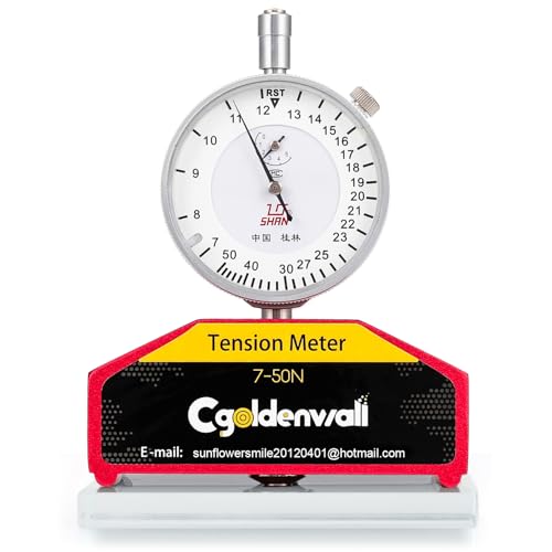 CGOLDENWALL High Precision Silk Screen Printing Tension Meter mesh tension meter Force Meter Tester Newton Tension Meter gauge measurement tool in silk print 7-50N