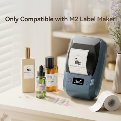 NIIMBOT M2/M3 Thermal Transfer Labels 1.57" x 0.78" (40x20mm) White - size: 40*20MM white