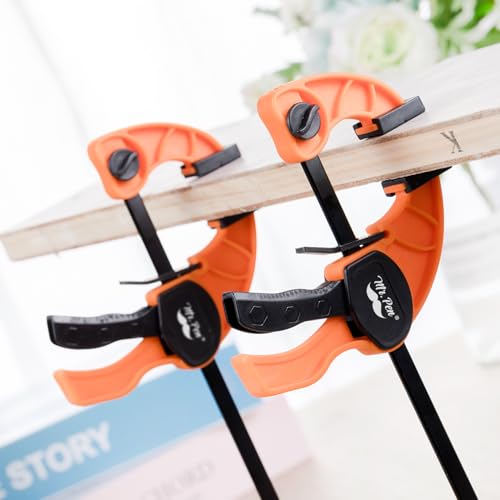 Mr. Pen- Bar Clamps for Woodworking, 6", 2 Pack, Orange - style: 6 Inch