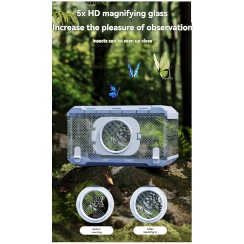 New Bug Viewer Outdoor Insect Box Magnifier Observer Kit Insect Catcher Cage Kids Science Nature Exploration Tools