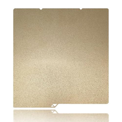 264x276mm Gold PEI Build Plate for Anycubic Kobra S1/ Kobra X/Kobra 4, Double Sided Textured PEI Flexible Spring Steel Platform Heated Printing Bed for Anycubic Kobra 3D Printer - size: 264x276mm