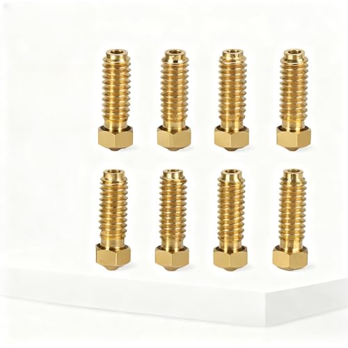 8 Pack 0.4MM Brass Nozzle for Anycubic kobra2, Upgrade Nozzle High Temperature Resistant High Precision 3D Printer Parts(8 Pack)