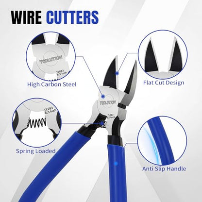 6" Wire Cutters for Crafting Floral Wire Clipper Snips - 5 Pack - color: 6"- 5 Pack