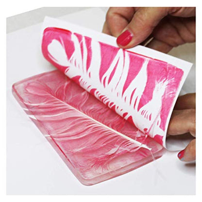 Gelli Arts Printing Plates, Gel Art Printing Plates, Gel Plate Assortment, Renewable Rectangular Printing Surface 3x5 Inch