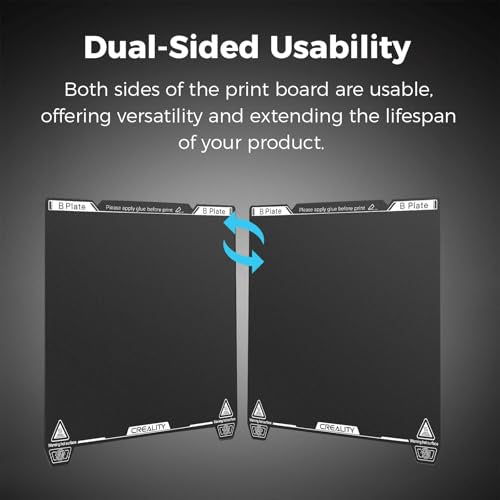 Creality K1 Max Build Plate 315x310mm Epoxy Resin Coating Spring Steel Magnetic Bed Plate for K1 Max Creality 3D Printer Build Sheet for K1 Max & K2 Pro & Ender 3 V3 Plus (No Magnetic Sheet) - style: K1 Max EP Plate