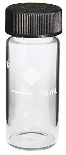 Hach Sample Cell, 1" Round Glass, 10 mL, Set of 6 with Caps, 2427606