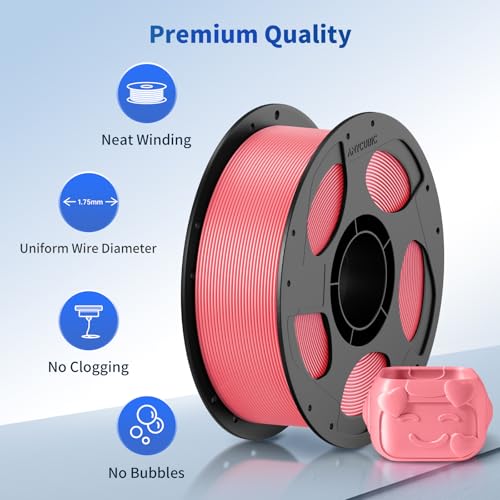 ANYCUBIC 3D Printer Filament Multicolor PLA Bundle 10KG - color: 10*1kg Pla (Black, White, Clear, Red, Blue, Pink, Tropical Turquoise, Peach Pink, Interstellar Violet, Spring Leaf)