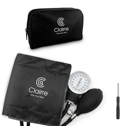 Manual Blood Pressure Cuff for Home Medical BP Monitoring, Black - color: Black, style: Without Stethoscope
