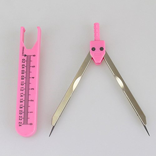 ECG EKG Calipers, Precision Wave Measuring Divider (Pink) - color: Pink