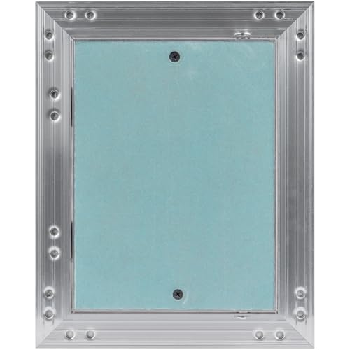 6" x 8" Drywall Access Panel – Aluminum Frame Gypsum Hatch Access Panel for Drywall - Ceiling Inspection Door – Wall Access Panel for Plumbing, Electrical, Utility & Ventilation Access - size: 6 x 8