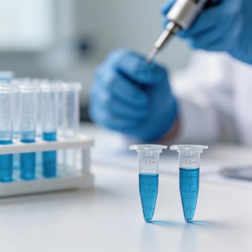 500pcs 1.5ml Microcentrifuge Tubes with Snap Caps