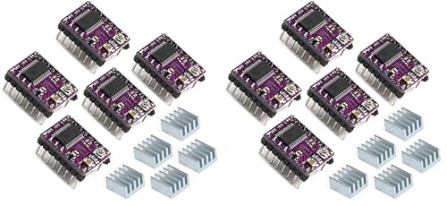 HiLetgo 5pcs DRV8825 Stepper Motor Driver Module for 3D Printer RepRap 4 RAMPS1.4 StepStick (Pack of 2) - size: Small (Pack of 2)