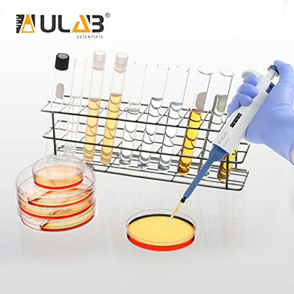 ULAB Single Channel Pipettor, Adjustable Volume Micro Pipettes, Vol.Range.10-100μl, ULH1018 - style: 10-100μl