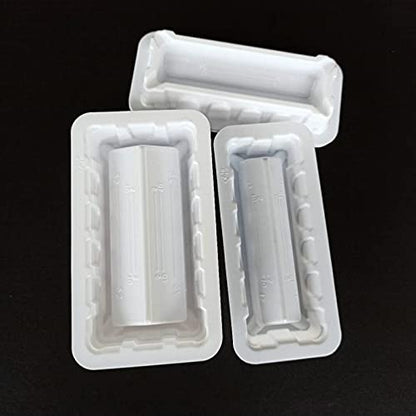 25ml Reagent Reservoir - RNase/DNase Free & Pyrogen Safe, Polystyrene, White, (Case of 100) - size: 25ml (Case of 100)