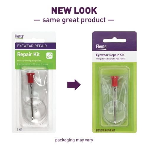 Flents Eyeglass Repair Tool Kit, Fix Broken Reading Glasses, & Sunglasses - size: Pack of 1