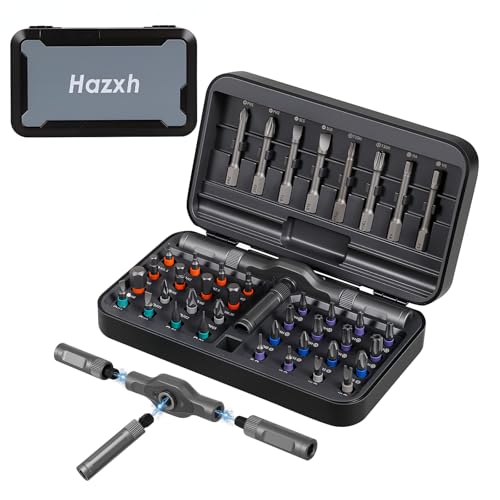 42 in 1 Magnetic Screwdriver Set, Ratcheting Screwdriver with S2 Steel Bits - color: Gray