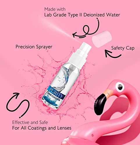Purity Eyeglass Lens Cleaner - Refill Lens Cleaning Cubitainer - size: 320 Fl Oz (Pack of 1)
