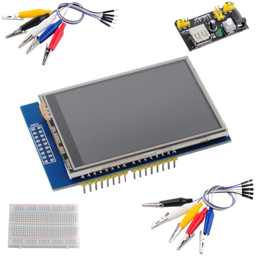 2.8" TFT Touchscreen ILI9341 Display + Breadboard Power Module Jumper Wire