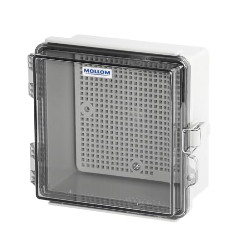 Mollom Transparent Cover Outdoor Junction Box (5.9x5.9x3.5In) - size: 5.9x5.9x3.5"
