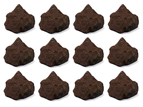 EISCO 12PK Raw Red Sandstone, Sedimentary Rock Specimen - Approx. 1"- Geologist Selected & Hand Processed - Great for Science Classrooms