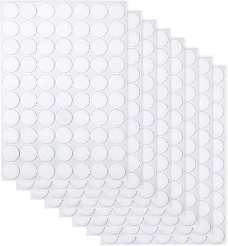 JANYUN 560 Pcs Sticky Dots,20 mm Round Putty Clear Tack Adhesive Dots - size: 20mm Round