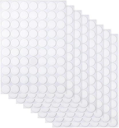 JANYUN 560 Pcs Sticky Dots,20 mm Round Putty Clear Tack Adhesive Dots - size: 20mm Round