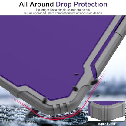 Clipboard, Clipboard with Storage, Heavy Duty Clip Boards 8.5x11, Protective Over Molded Edge, Plastic Clipboards, Contractor Folder with Internal Pen Pouch for Driver (Dark Purple) - color: Dark Purple