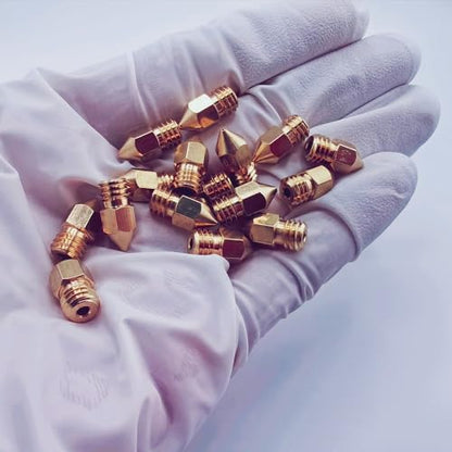 16Pcs Ender 3 Nozzles 0.4mm, MK8 Extruder Nozzles 0.4mm Compatible for Creality Ender 3 v2/Ender 3 Pro/Ender 3 Max/Ender 5 Pro/Ender 3 S1/Ender 3 Neo/CR-10 Series 3D Printer Brass Nozzles, - style: 16Pcs MK8 Nozzle 0.4mm