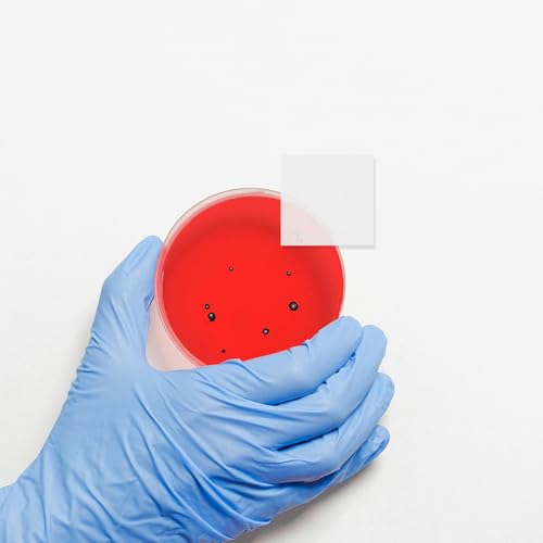 Disposable Microscope Slides Clear Optical Blank Slides for Laboratory Microscope Use Pre-Cleaned Plastic Slides for Urine Tests Science Education 0.86 X 0.86 X 0.03 in - size: 2.20X2.20X0.10CM