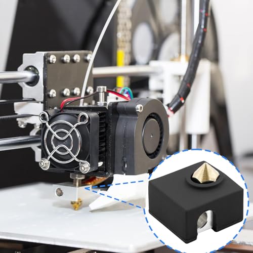 3D Printer Heater Block Silicone Cover 10 Pcs, MK8 Hotend Silicone Sock Compatible with Creality Ender 3/3 Pro, Ender 5/5 Pro, CR-10 Series, MK7/MK8/MK9 Hotend Heat Block Protection - size: Ender 3/3 Pro/3 V2, Ender 5, CR-10 Series,MK7/8/9