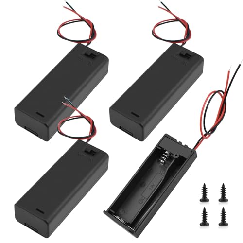 SDTC Tech 1 x 1.5V AA Battery Holder with Wires - size: 1AA