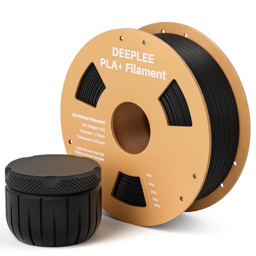 PLA+ 1.75mm 3D Printer Filament 1KG Black - color: 1*black