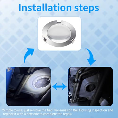 24205900 Transmission Bell Housing Inspection Cover (62 mm) With 3 Tangs - color: 1 Pack