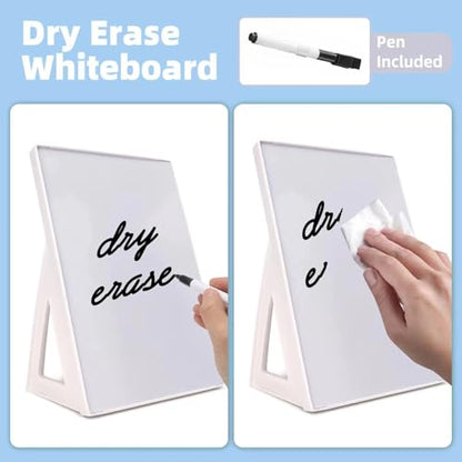 Desktop Dry Erase Board, Small Whiteboard with Stand - size: 6"W x 8.3"H, style: Basic